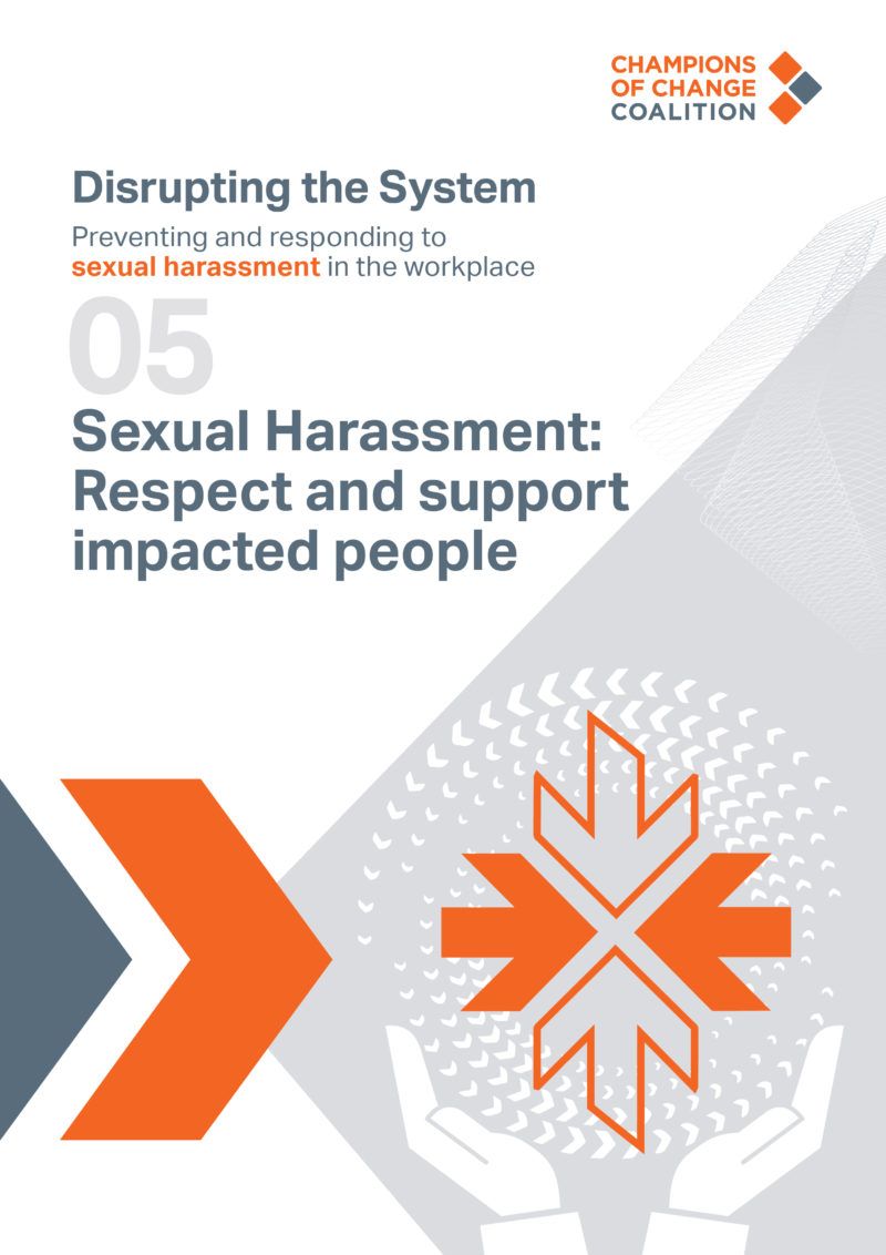 Preventing And Responding To Sexual Harassment - Champions Of Change