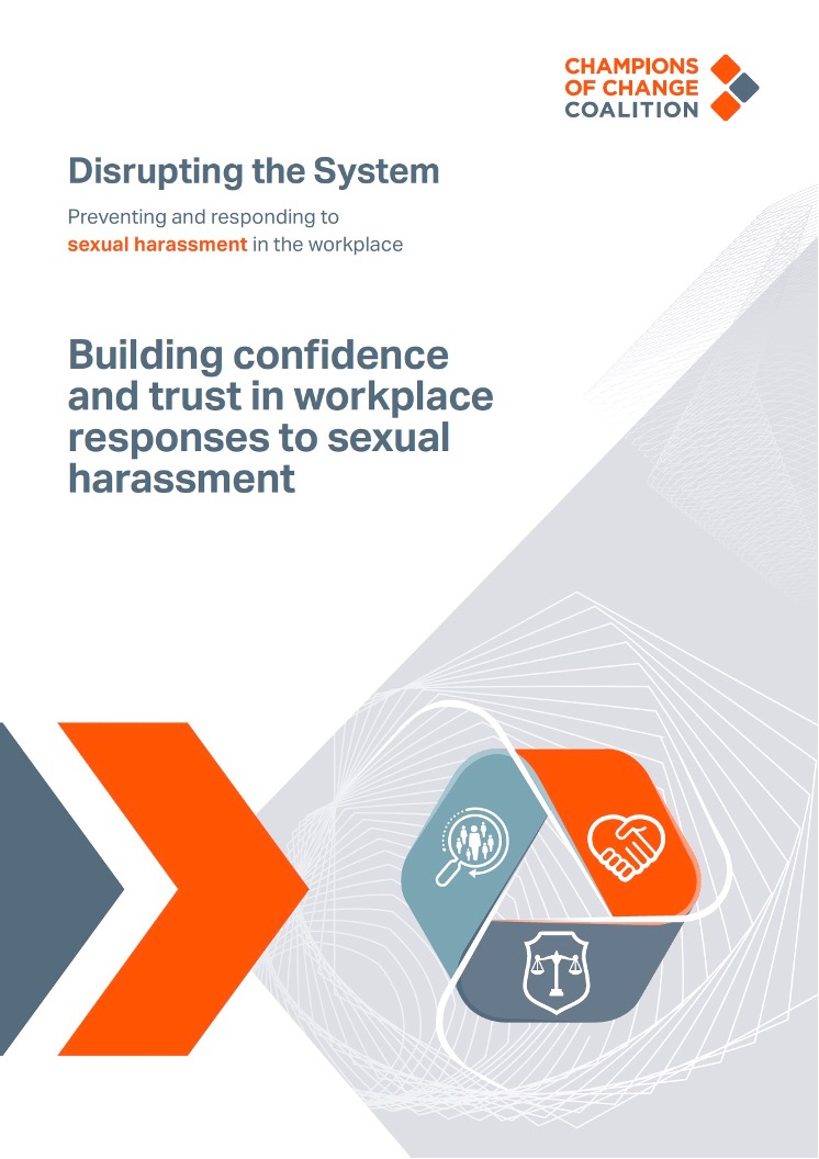 Building confidence and trust in workplace responses to sexual harassment